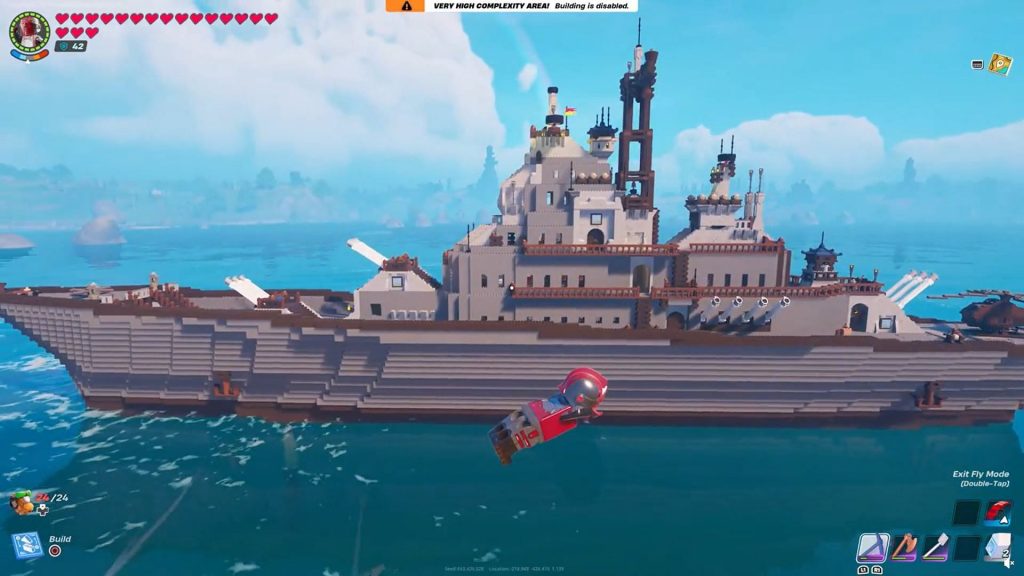 Awestruck Community by Fortnite Player’s LEGO Battleship.