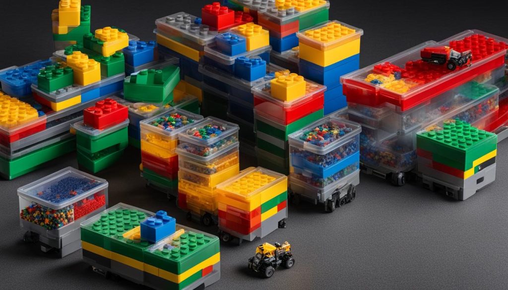 LEGO organization during a move