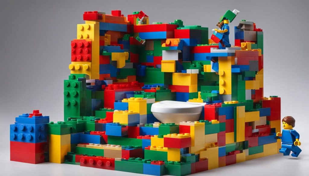 Skibidi Toilet Meme Lego Build