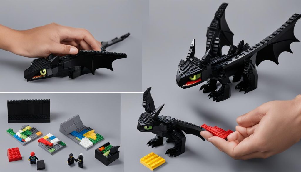 how to build lego dragons