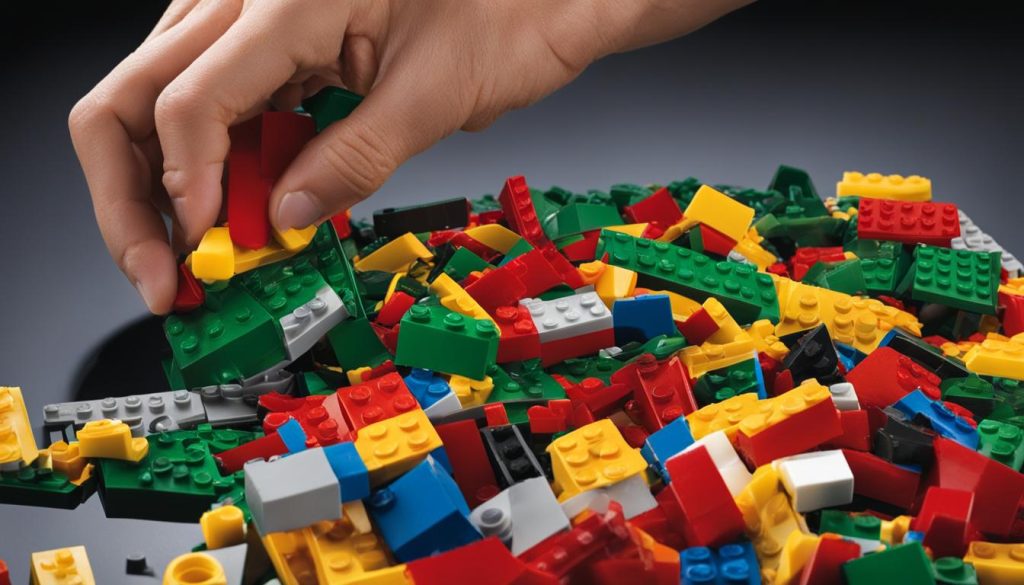how to get two legos apart
