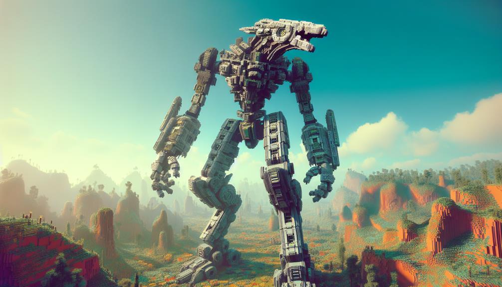 mechanical giraffe helps exploration